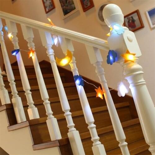 2.5m 10leds Star Snowflake Led Light String Christmas Tree Pendant Wedding New Year Gifts Decoration Fairy Lights Home Decor