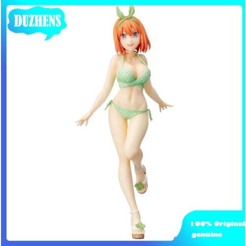 100% Original genuine The Quintessential Quintuplets Nakano Yotsuba swimsuit Action Figure Anime Figure Model Figure Doll Gift