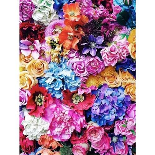 Flower Rose Printed Canvas 11CT Cross Stitch Embroidery Full Kit DMC Threads Handicraft Handiwork Painting work Jewelry