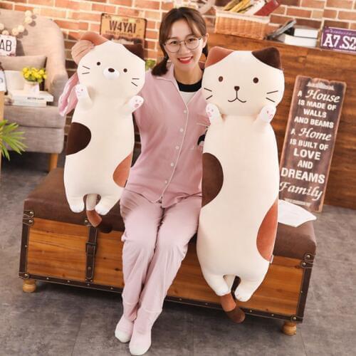 New soft plush toys stuffed animal cat dolls sofa pillow cushion kids appease sleeping doll birthday Christmas Gifts for girls