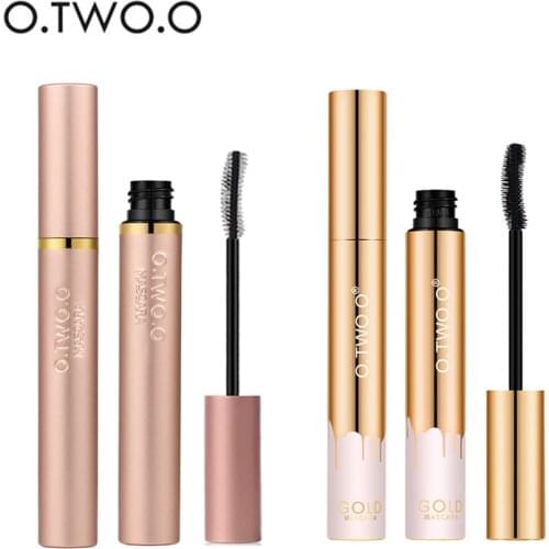 O.TWO.O Waterproof Mascara 4D Silk Fiber Eyelashes Extension Black Thick Curling eye Lash cosmetic women Beauty Eyes Makeup tool