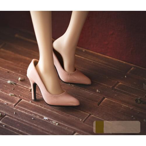 BJD doll shoes are suitable for 1/3 SD10size female fashion noble sexy French heels dark green black white pink and other colors