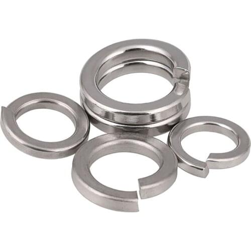 Spring Washers A2 Stainless Lock Washer M1.6 M2 M2.5 M3 M4 M5 M6 M8 M10-M30