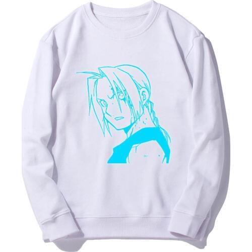 Pullovers Hoodies 2020 New Arrival Anime Theme Tops Fullmetal Alchemist Winter Autumn Long Sleeves Outwear Coat Edward Elric