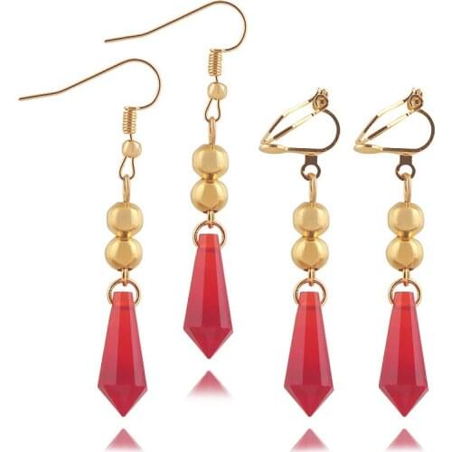 Genshin Impact Tartaglia Earrings Cartoon Character Pendant Earrings Genshin Impact Fashion Accessories Party Gift Decoration