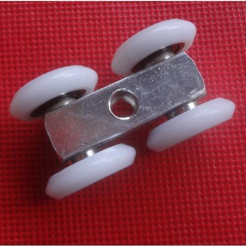 Showe door hanging nylon roller diameter 20mm,Shower room glass door roller 4pcs/lot