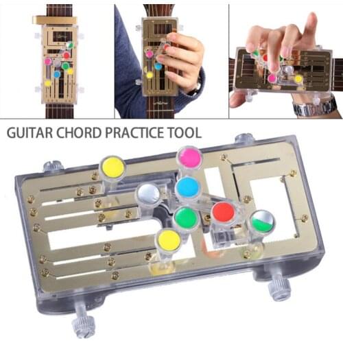 Guitar Learning System Chord Study Play Acoustic Practice Aid Device Guitar Chord Trainer Practice Tool part