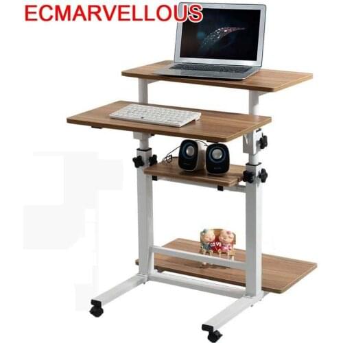 Bureau Meuble Scrivania Tisch Tavolo Para Notebook Bed Mesa Escritorio Laptop Stand Adjustable Bedside Study Table Computer Desk