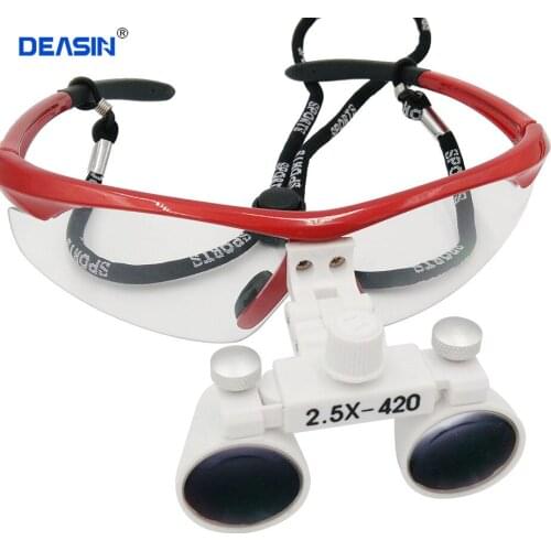 Dental magnification 2.5x Loupes for Medical Galileo Magnifier with Surgical Magnifying Glasses