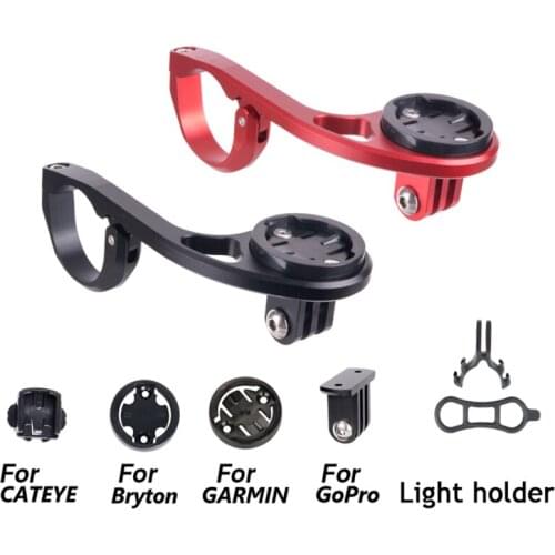 ZTTO Bicycle Computer Mount Holder 082 For GARMIN Edge Cat Eye Bryton Fit GoPro Action Cameras Light 25.4/31.8mm Handle