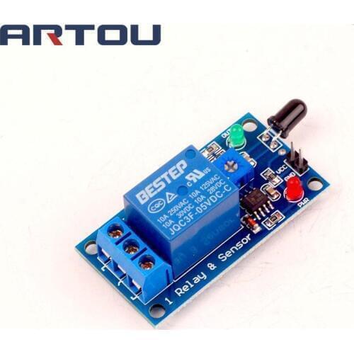 1 Channel 5V Flame Sensor Module Fire Detection Fire Alarm Sensor Relay Module