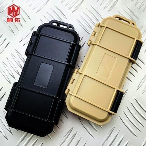 1PC EDC Outdoor Small Waterproof Container Key Case Waterproof Anti-fall Shockproof USB Cable Knife Gadget Tool Storage Box