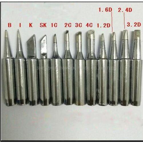 100pcs Universal Nozzle 900M-T For 936 SAIKE ATTEN AOYUE KADA YIHUA Soldering Rework Station Iron Tsui Welding Nozzles