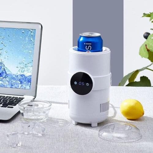 2 in 1 Cooling & Heating Car Cup Holder Portable Electric Cooler Cans Beverage Coffee Milk Drinks Holder Mug Warmer 12V/220V