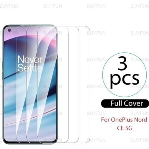 3pcs Tempered Glass For OnePlus Nord CE 5G 6.43'' Screen Protector for oneplus one plus nord core edition 5G n100 n10 5g glass