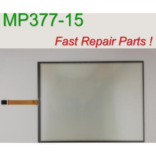 6AV6 644-0AB01-2AX0 MP377-15 Touch Glass for Machine Operator Panel repair~do it yourself, Have in stock