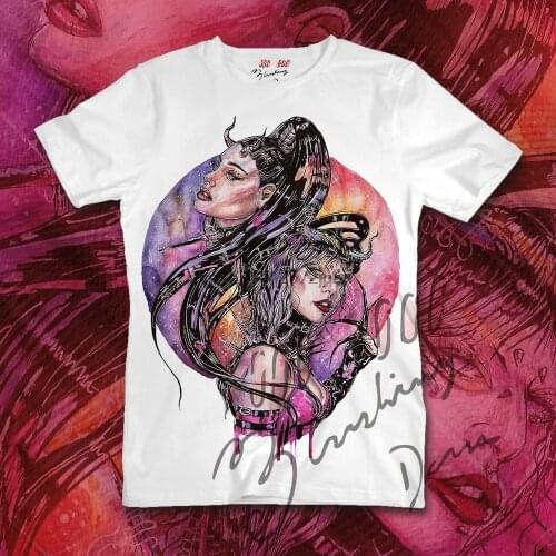 Lady Gaga Ariana Grande T Shirt Chromatica Rain On Me