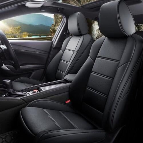 Custom car seat cover leather for nissan livina MARCH sylphy geniss bluebird LANNIA Kicks PALADIN NV200 TERRA PICK-UP car cover