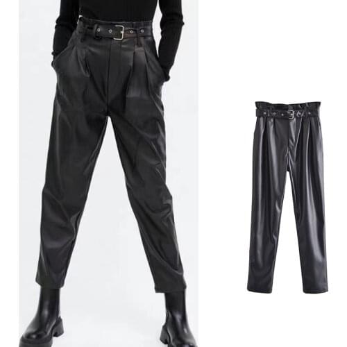 Женские кожаные брюки LPNVVS China At AliExpress