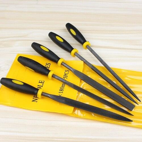 Files Knife steel files set woodworking metal grinding tool triangular small files Knife mini flats Knife Tool Parts