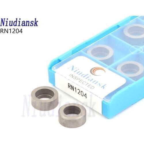 10 pcs RN1204 High Quality Round Shape Knife Pads CNC Lathe Tool Accessories Carbide Inserts Shims Milling Turning Tool Holder