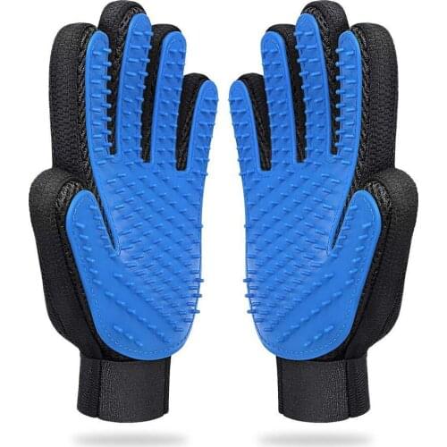 Dog Pet brush Glove Deshedding Gentle Efficient Pet Cat Grooming Supply Glove Dog Bath Cat Cleaning Supplies Pet Glove Dog Combs