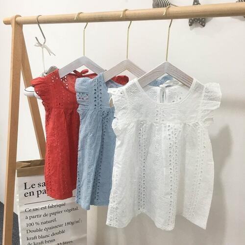 2 3 4 5 6 Y Toddler Girls Dress Fashion Korean Lace Flying Sleeve Kids Dresses For Girls Cotton Princess dress Girl Party Dress
