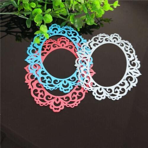 Flower circle Metal steel Die Cuts frames Cutting Dies For DIY Scrapbooking Photo Album Embossing paper Cards Crafts