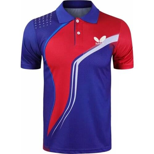 Comfortable Breathable Quick-dry Polo Shirt Table Tennis Men Women Short Sleeve Lapel Badminton Competition Training Clothing