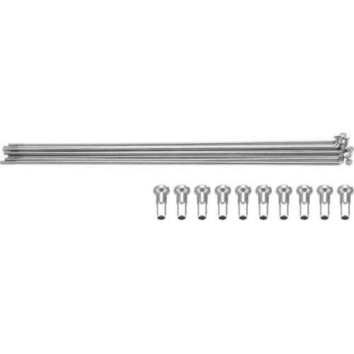 Bicycle Parts Bicycle Stem 14G Bicycle Spokes with Nipples Stainless Steel Mountain Road Bicycle J Bend Spokes stem