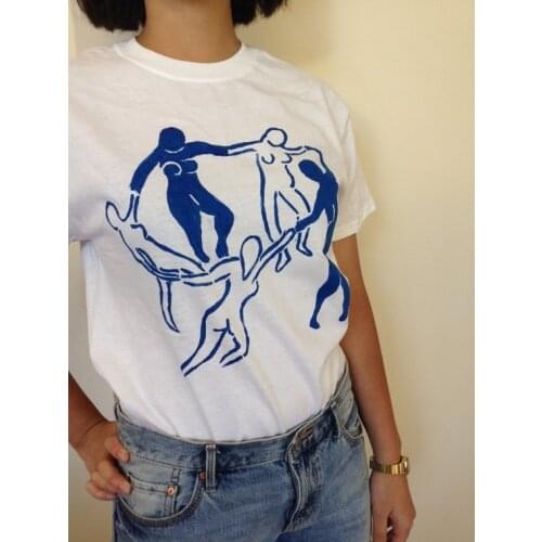 The Dance Painting Vintage T-Shirt Unisex Tumblr Grunge Aesthetic Graphic Tee Cute Funny graphic fashion street style art Shirt