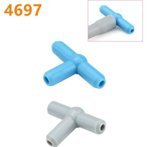 High-Tech MOC Pneumatics Parts 4697 Pneumatic T-Piece (T Bar) MOC Building Blocks Educational Creative Bricks Toys For Children