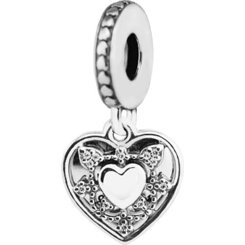 My Wife Always Clear CZ Charm Fits 925 Silver Original Bracelets For Woman Fashion Jewelry Beads For Jewelry Making