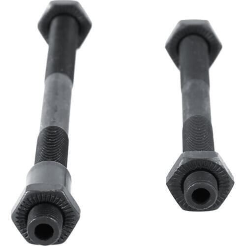 1 Pair Durable Steel Front and Rear Axles Hollow Mountain Bike Bicycle Quick Release Front Back Axles Hollow Hub Shaft Lever New