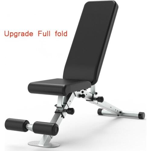 Fitness Chair Sit-ups Auxiliary Fitness Equipment Multifunctional Household Plastic Dumbbell Bench Folding Push Supine Board 1PC