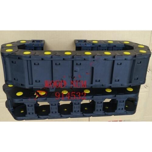 1 pcs Cable drag chain wire carrier 10*10mm R18 1000mm (40")