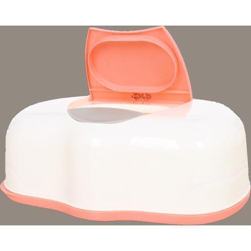 1Pcs Baby Wet Wipes Box Plastic Tissue Box Automatic Wet Wipes Case Baby Care Accessories Press Pop-up Design
