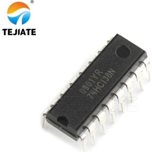 10PCS SN74HC138N DIP16 SN74HC138 DIP 74HC138N 74HC138 DIP-16 new and original IC