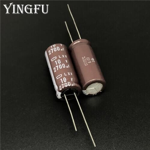 5pcs/50pcs 2700uF 10V Japan NCC LXV Series 12.5x30mm Low Impedance 10V2700uF Aluminum Electrolytic Capacitor