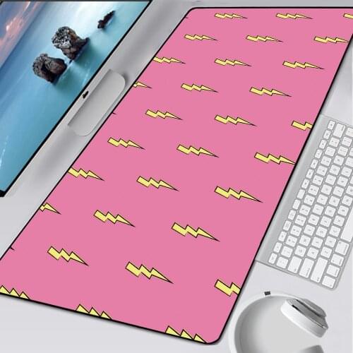 80x30mm Non-Slip Rubber Base Mouse Pad Textured Speed Computer Mouse Mat Keyboard Mousepad Big XL Lock Edged Desk Mat for Laptop