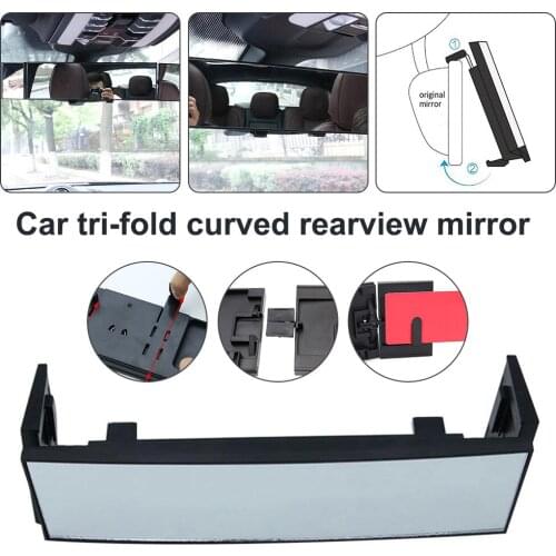 2021 NEW Car Interior Rearview Mirror Wide Angle Rear View Mirror Collapsible Detachable Car Accessories for Safe Driving