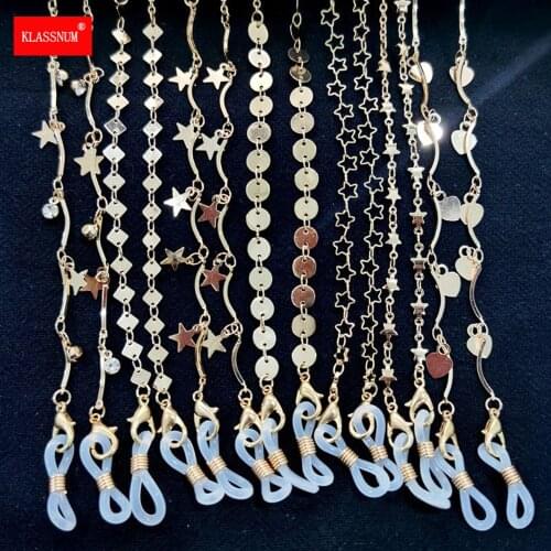 Metal Glasses Chain Trend Face Mask Chain Necklace Strap Non-slip Eyeglass Holder Cord Neck Sunglass Strap Chain Unisex Jewelry