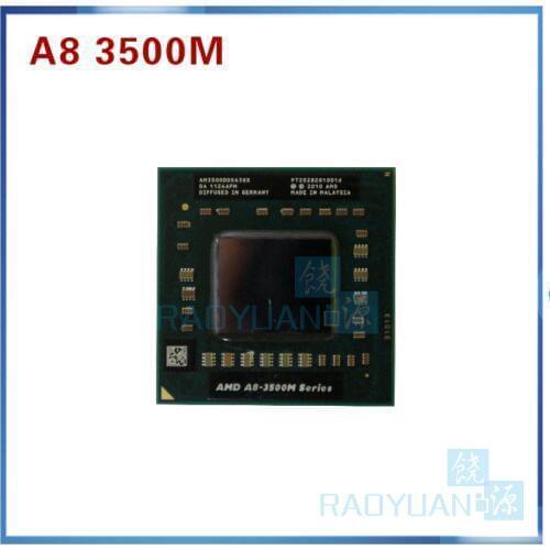 AMD Quad-Core A8-3500M series 1.5Ghz/4M Socket FS1 A8 3500M AM3500DDX43GX A8-Series notebook CPU