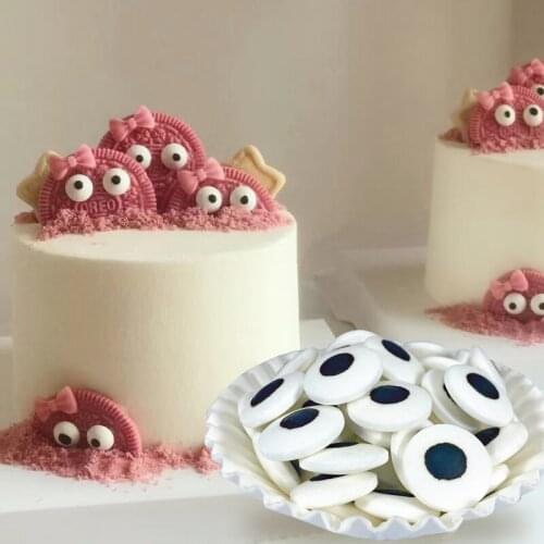 Eyeball Shape Sprinkles Halloween Candy Cookies Cake Fondant Chocolate Decoration Baking Eyeballs Sugar Sprinkles Sugar Beads