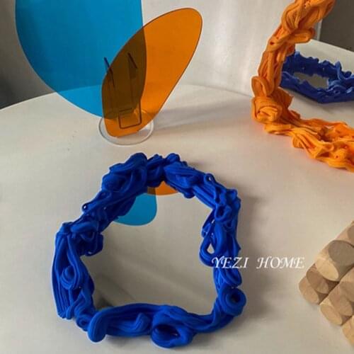 Ins Blogger Recommends Self-Made Klein Blue Acrylic Mirror, A Sense Of Minority Design, Creative Home Decoration