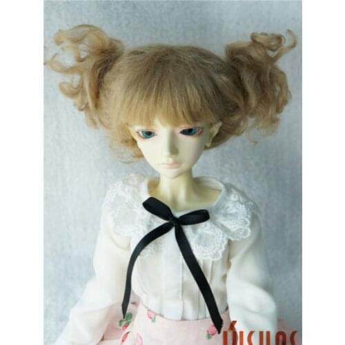 JD281 1/4 100% mohair doll wigs MSD Lovely pony BJD hair