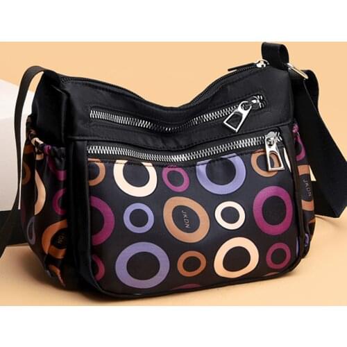 Colorful Oxford Shoulder Bags for Women 2021 Large Capacity Satchels Crossbody Bags Purse and Handbag Luxury Designer Sac A Main