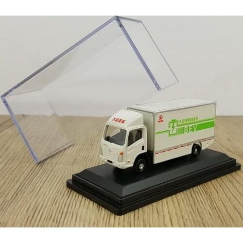 Diecast 1/64Scale Electric Light Truck Box Truck Engineering Transport Vehicle Alloy Model Decoration Collectible Gift Hot Toys