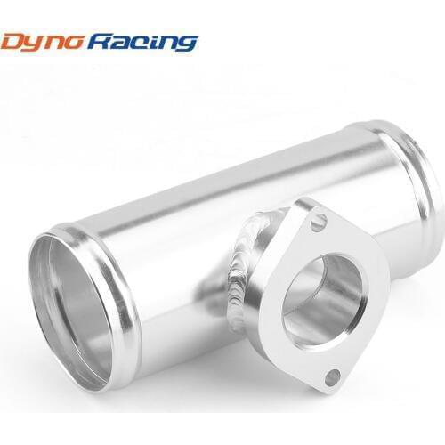 63mm 2.5inch Turbo Aluminum Flange Pipe For GD-RS FV RZ BOV Blow Off Valve Adapter L=150mm silver black YC100379