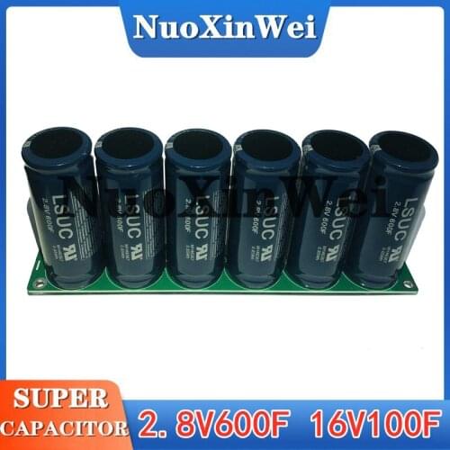 2.8v600f Super Farah Capacitor Battery Module 16v100f Automobile Startup Rectifier Protection Battery